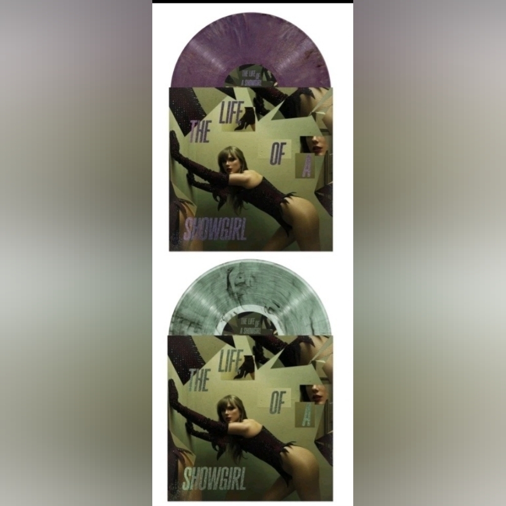 The Shiny Bug Variants The Life Of A Showgirl Vinyl Taylor Swift x2